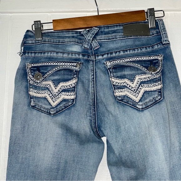 Hydraulic skinny jeans women’s size 5/6 distressed denim casual pants bleach - Picture 8 of 12